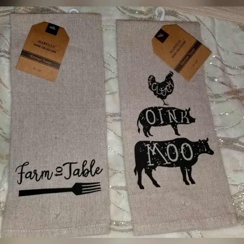 NWT MABELLE KITCHEN TOWELS